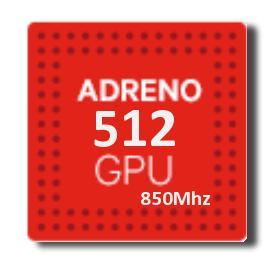 Adreno 512 @ 850 MHz GPU