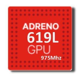 Adreno 619L @ 975 MHz GPU
