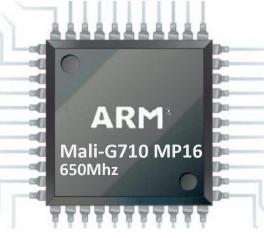 Mali-G710 MP16 @ 650 MHz GPU