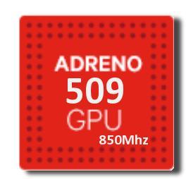 Adreno 509 @ 850 MHz GPU