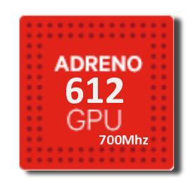 Adreno 612 @ 700 MHz GPU