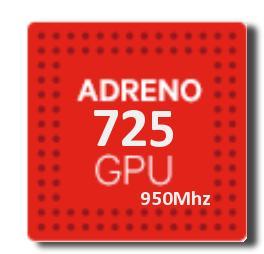 Adreno 725 @ 950 MHz GPU