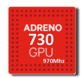 Adreno 730 @ 970 MHz GPU