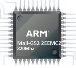 Mali-G52 2EEMC2 @ 820 MHz GPU