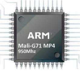 Mali-G71 MP4 @ 950 MHz GPU