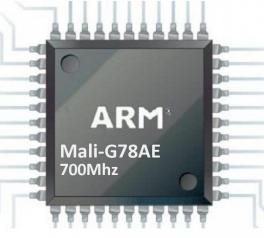 Mali-G78AE @ 700 MHz GPU